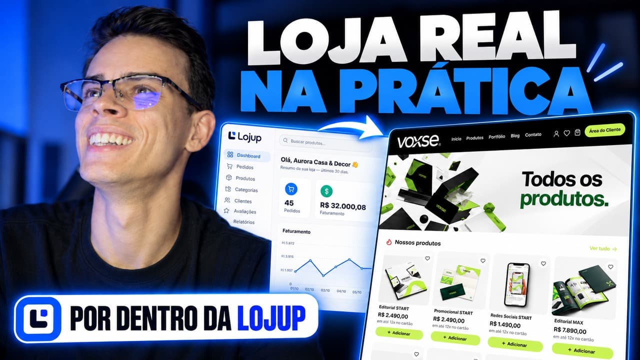 Loja virtual real na Lojup: veja como ficou (migrou da Nuvemshop)