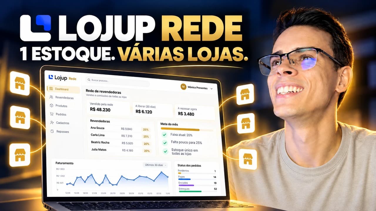 Lojup Rede por dentro: sistema para rede de revendedoras com estoque único