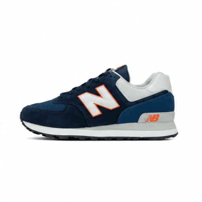 New Balance 574 Marinho/Laranja